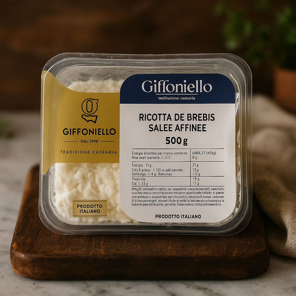 RICOTTA DE BREBIS SALÉE AFFINÉE (500 G) / LA PIÈCE