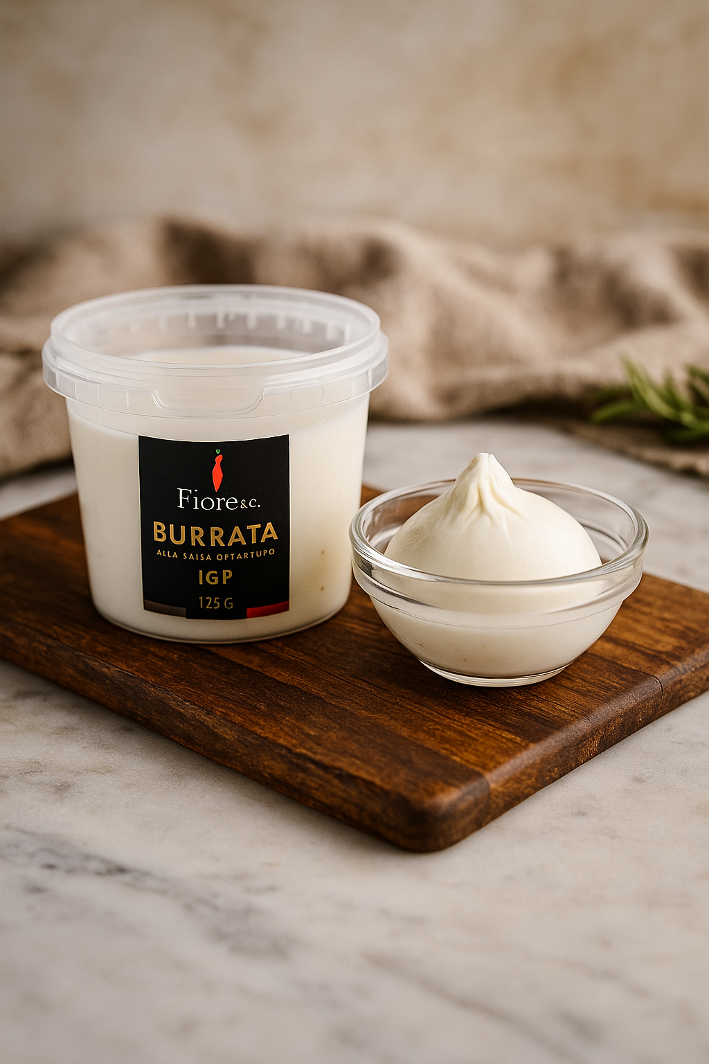BURRATA À LA TRUFFE IGP (125 G)