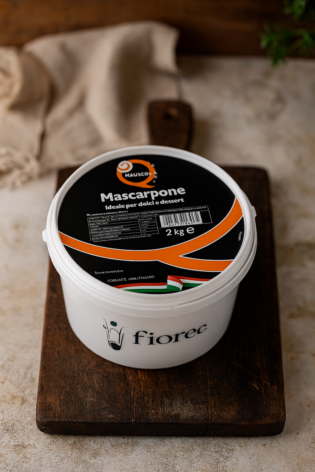MASCARPONE  MAIUSCOLA (SEAU 2 KG)