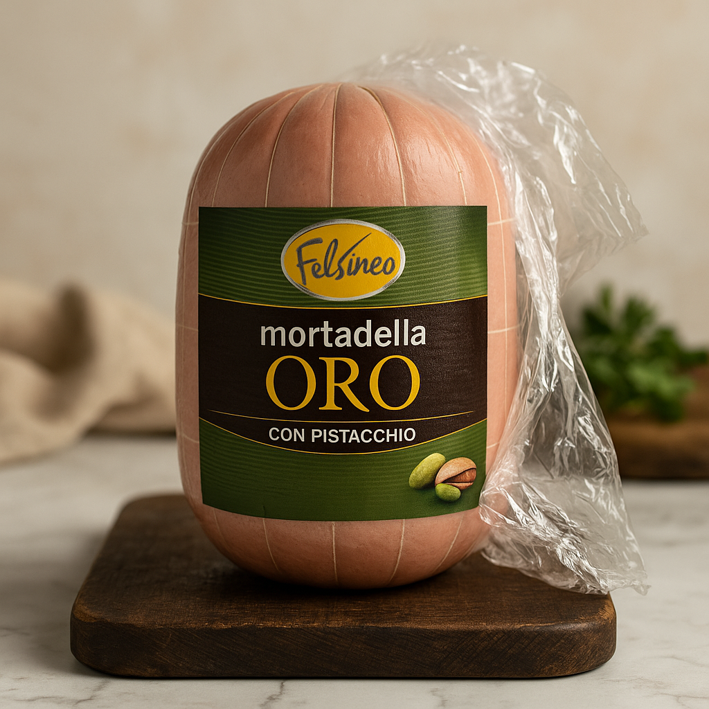 MORTADELLE 'ORO' AUX PISTACHES