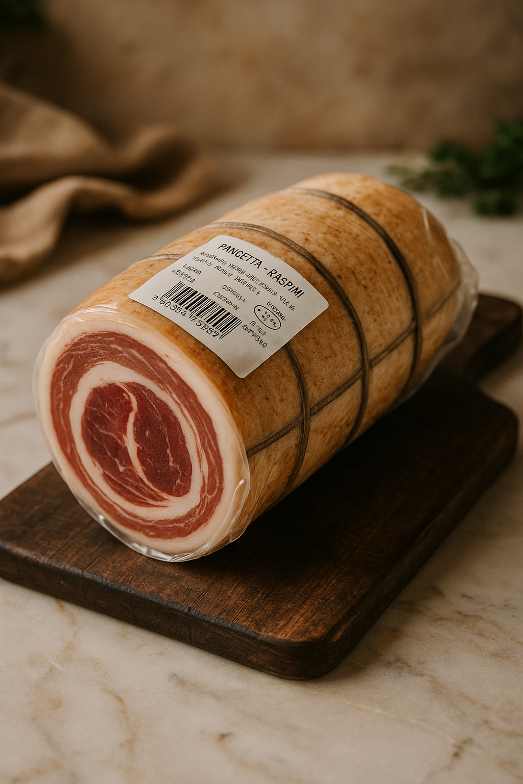 PANCETTA ENROULÉE RASPINI