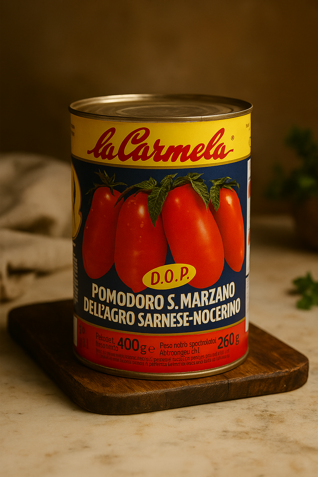 Tomates Pelées San Marzano D.O.P – La Carmela